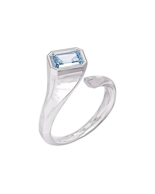 Lab Grown Diamonds White 18K Over 1.01 Ct. Tw. Lab-Grown Diamond Solitaire Ring