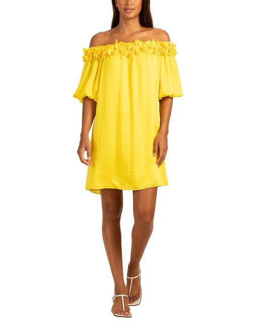 Trina Turk Yellow Gateway Dress