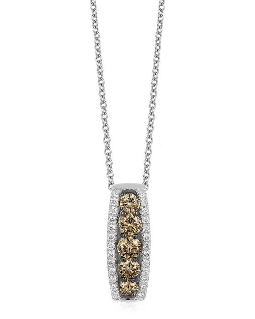 Le Vian Metallic Le Vian 14K 0.01 Ct. Tw. Diamond Pendant Necklace