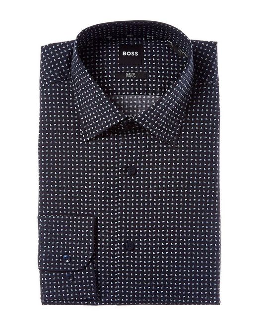 Boss Blue Boss Hank Kent Shirt for men