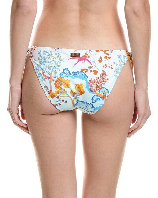 Vilebrequin Pink Flamme Side Tie Swim Bottom