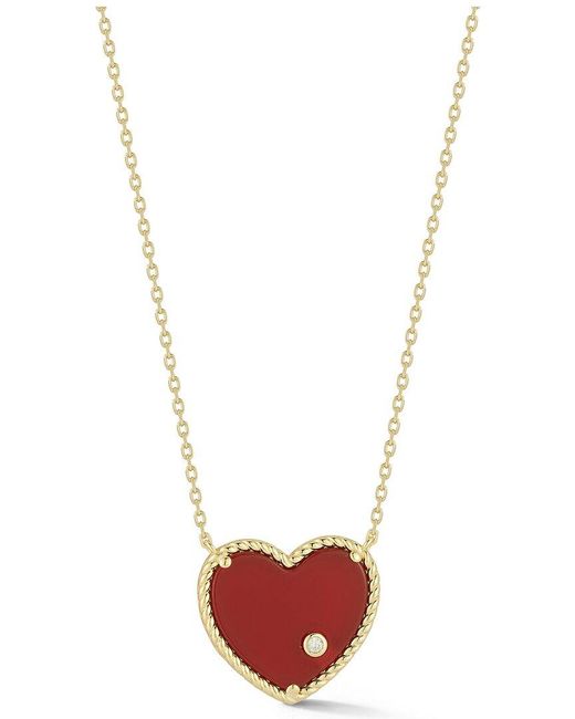 Glaze Jewelry White 14K Over Cz Necklace