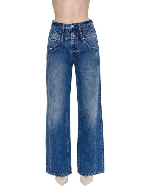 Pistola Blue Caleb Echo Wide Leg Jean