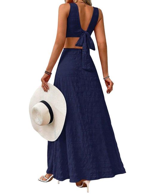 VIBI Blue Maxi Dress
