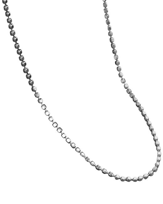 Karma and Luck Metallic Chain Necklace