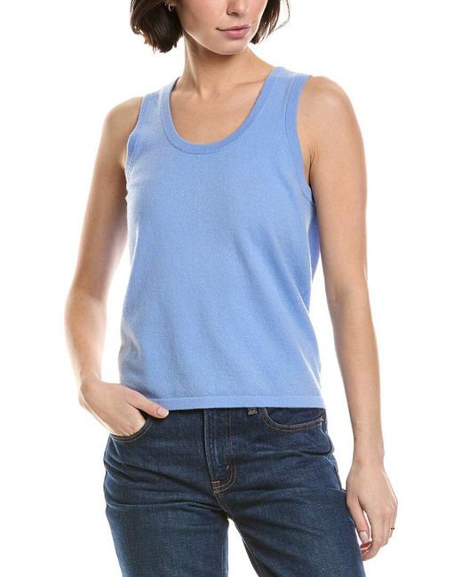 J.McLaughlin Blue Sandi Cashmere Sweater