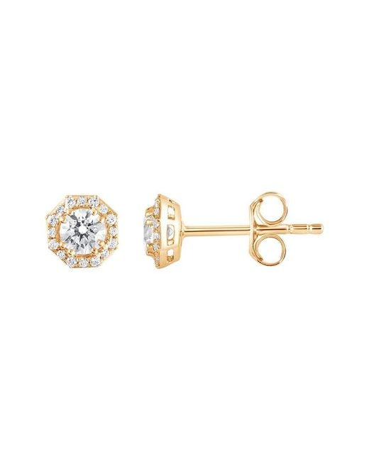 Lab Grown Diamonds Metallic 14K 0.50 Ct. Tw. Lab-Grown Diamond Studs