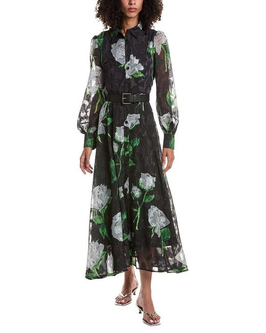 Linda Charm Black Maxi Dress
