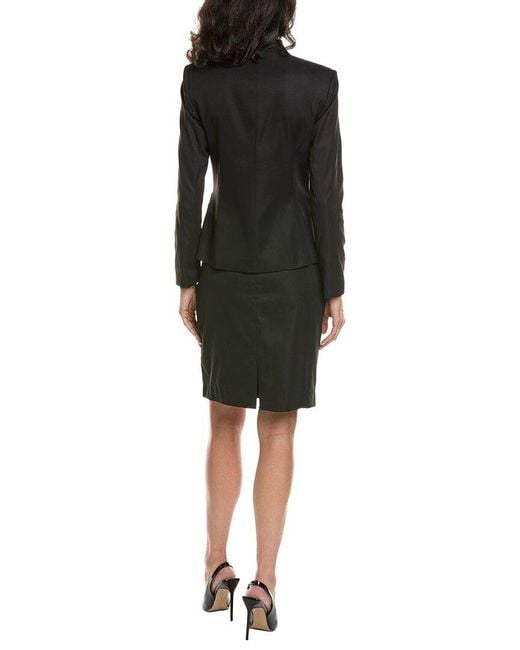 Tahari Black 2Pc Blazer & Skirt Set