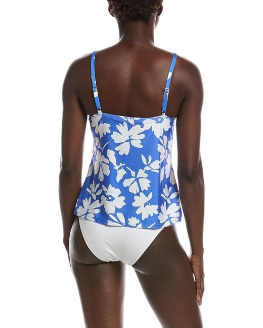 24th & Ocean Blue Marseille Tankini Top