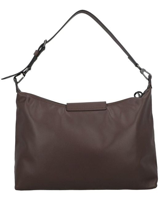 Longchamp Brown Le Pliage Xtra Xl Leather Hobo Bag