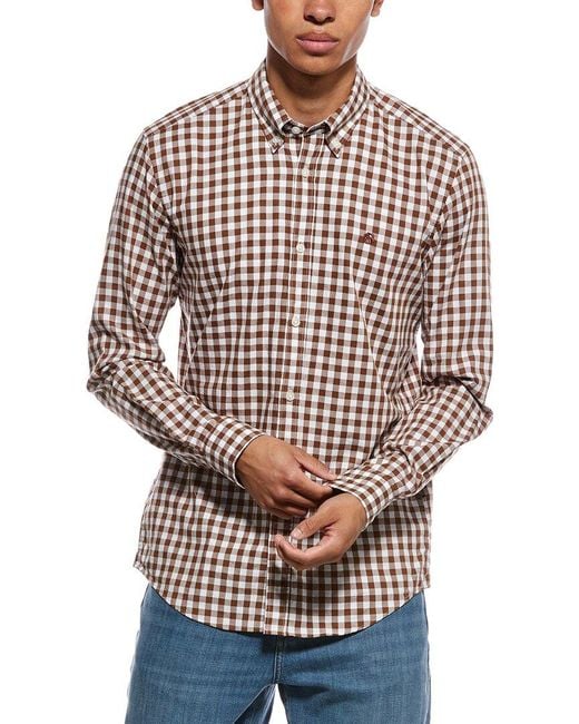 Boss White Roan Check Shirt for men