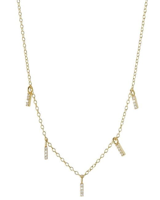 Argento Vivo Metallic Cz Necklace
