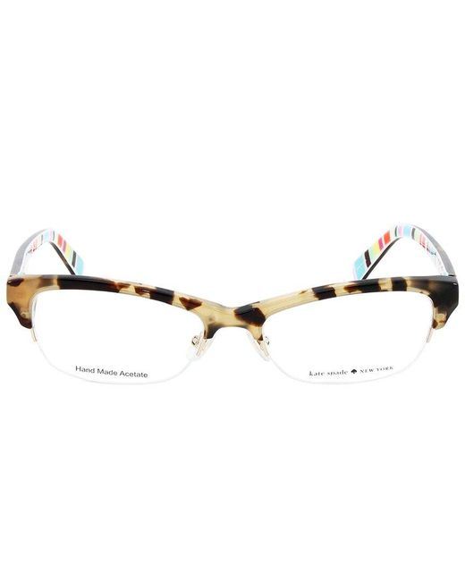 Kate Spade White Marika 49Mm Optical Frames