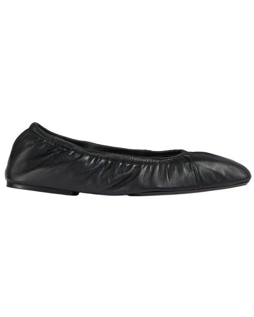 L.K.Bennett Black Tayla Leather Ballet Flat