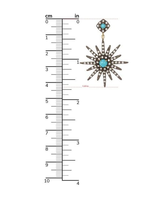 Adornia Metallic 14k Crystal Drop Earrings