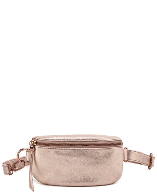 Hobo International Pink Fern Leather Belt Bag