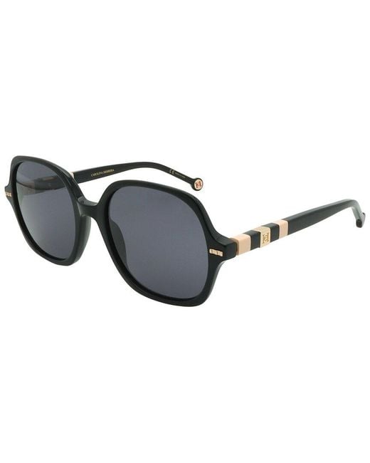 Carolina Herrera Black Her0106/s 55mm Sunglasses