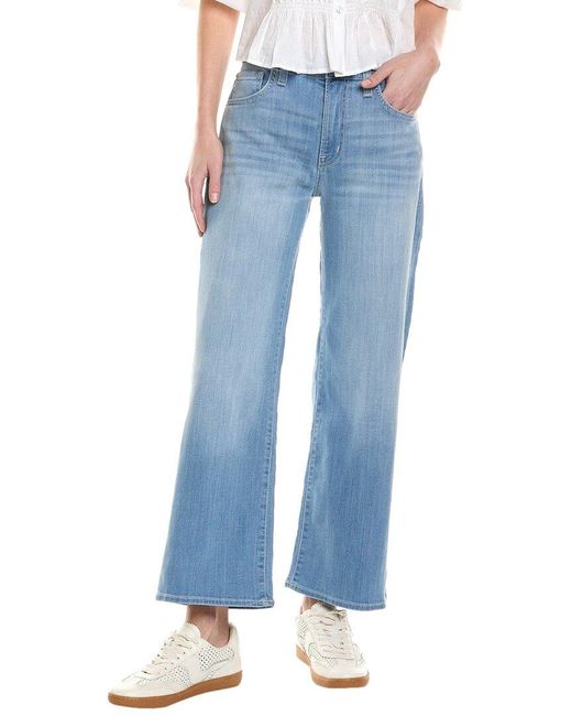 Hudson Blue Jeans Rosalie High-Rise Luna Wide Leg Ankle Jean