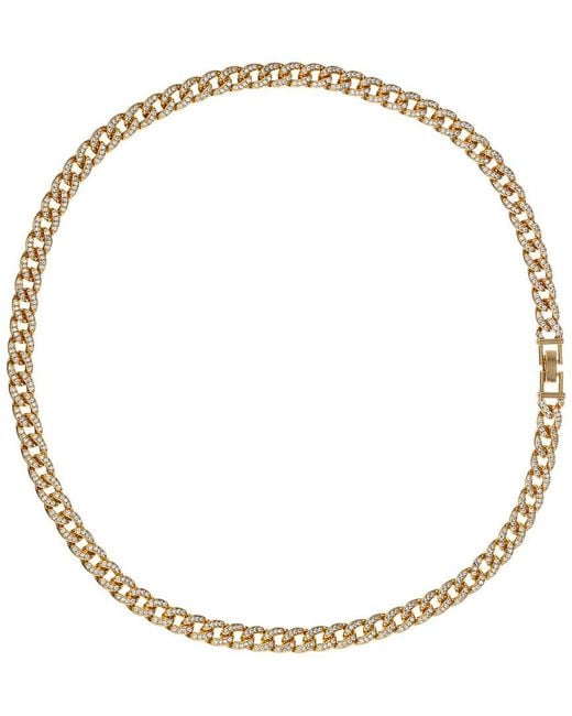 Eye Candy LA Metallic Cz Chain Necklace