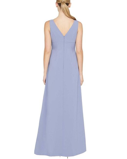Kay Unger Blue Brennan Walk Thru Jumpsuit
