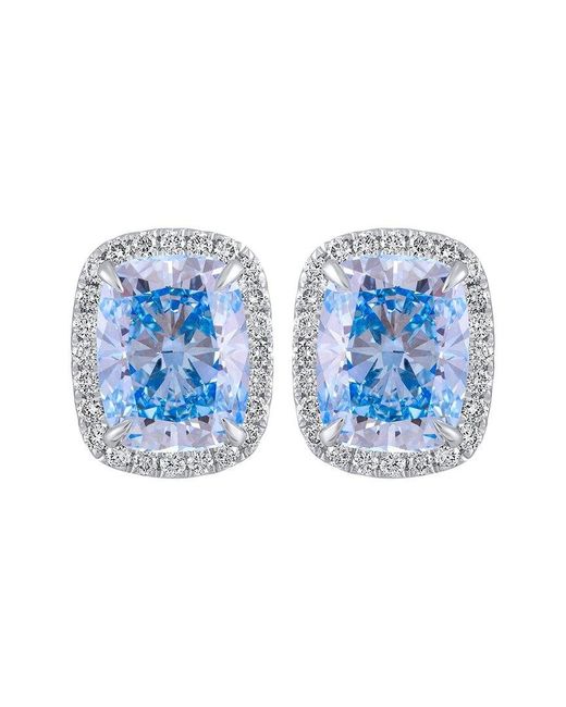 Lab Grown Diamonds Blue 14K 5.50 Ct. Tw. Lab-Grown Diamond Stud Earrings