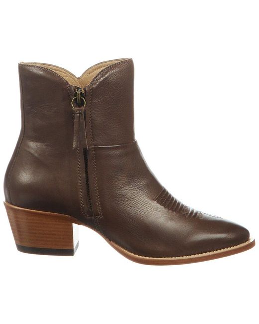 Lucchese Brown Alexis Bootie