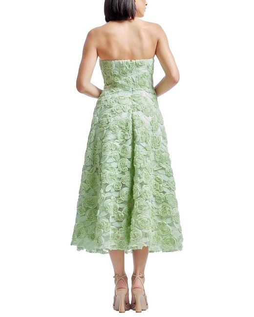 Dress the Population Green Briella Midi Dress