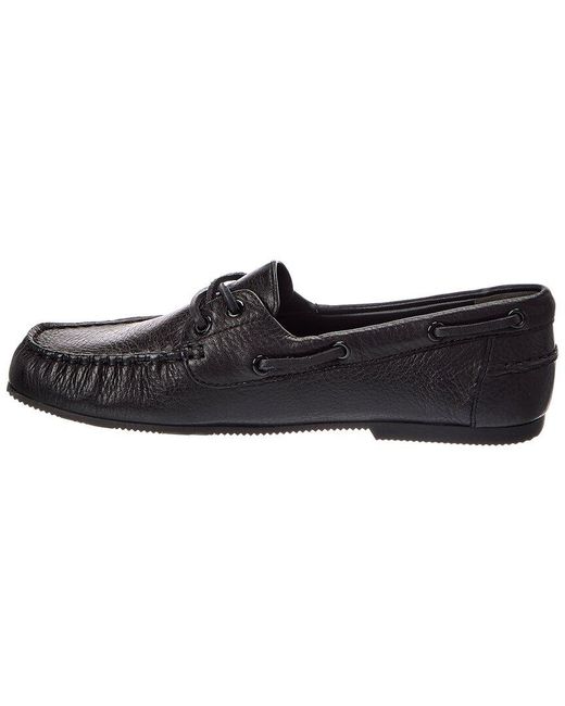 Tory Burch Black Mini Chelsea Leather Loafer