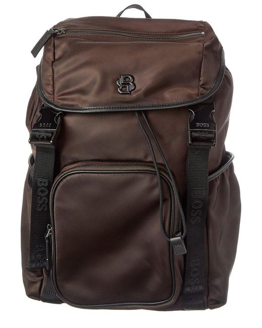 Boss Brown Icon Backpack for men