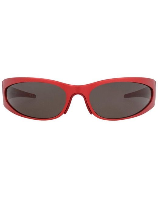 Balenciaga Red 77Mm Sunglasses for men