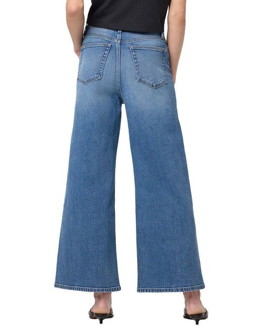 Joe's Jeans Blue Topanga Wide Leg Ankle Jean