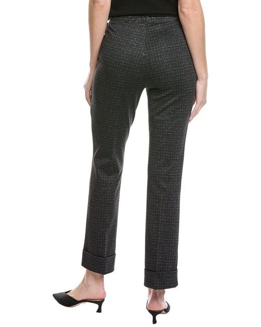 Joseph Ribkoff Black Printed Pant