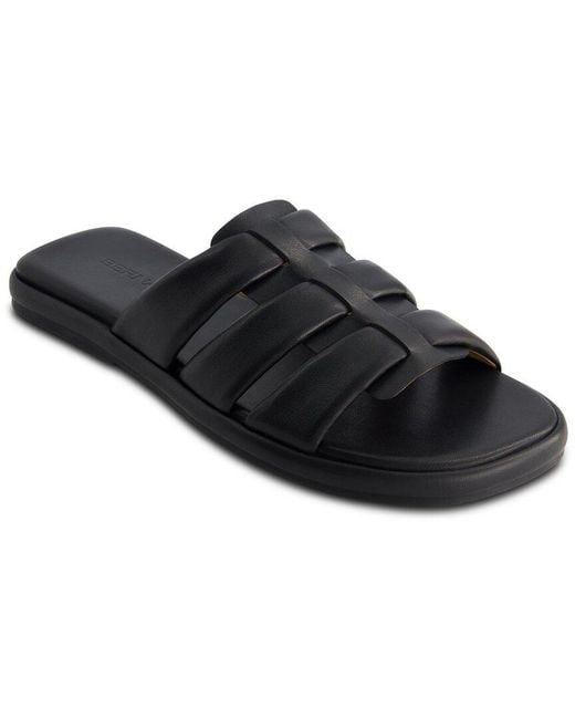 Bernardo Black Tamer Leather Sandal