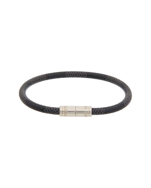Louis Vuitton Damier Canvas Sign It Double Wrap Bracelet 19 CM