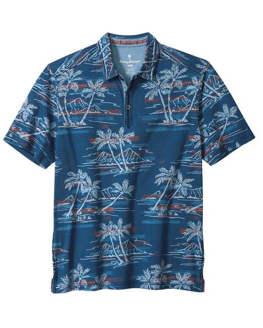 Tommy Bahama Blue Oasis Polo Shirt for men