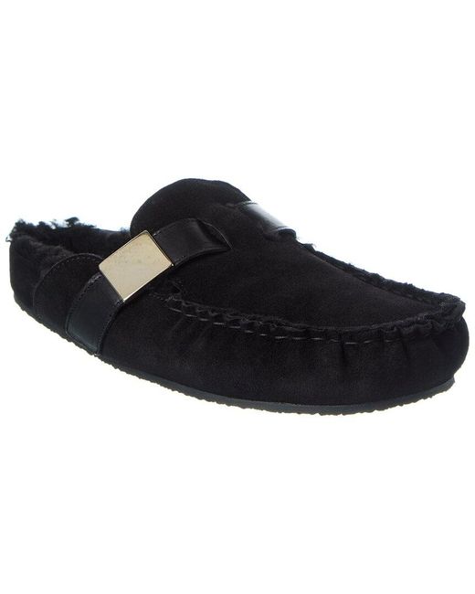 Officine Generale Black Officine Generale Suede Mule