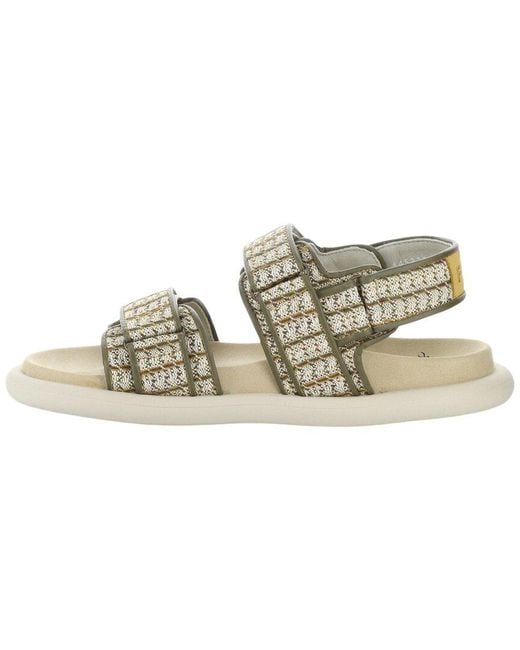 Fly London Metallic Paav Suede Sandal