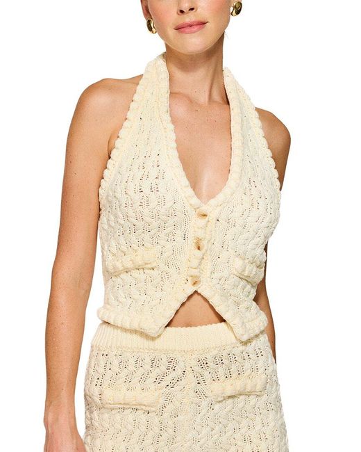Line & Dot Natural Aria Sweater Vest