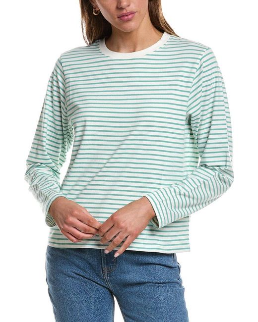 Ichi Green Ihmira Loose Knit T-Shirt