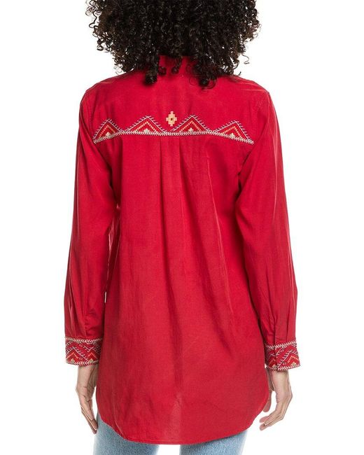 Johnny Was Red Helena Tunic