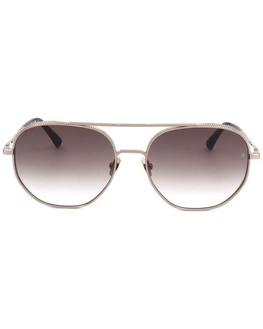 Scotch & Soda Brown 56Mm Sunglasses