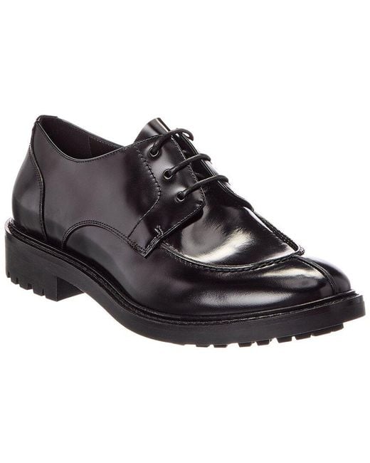 Saint Laurent Black Lino Leather Derby for men