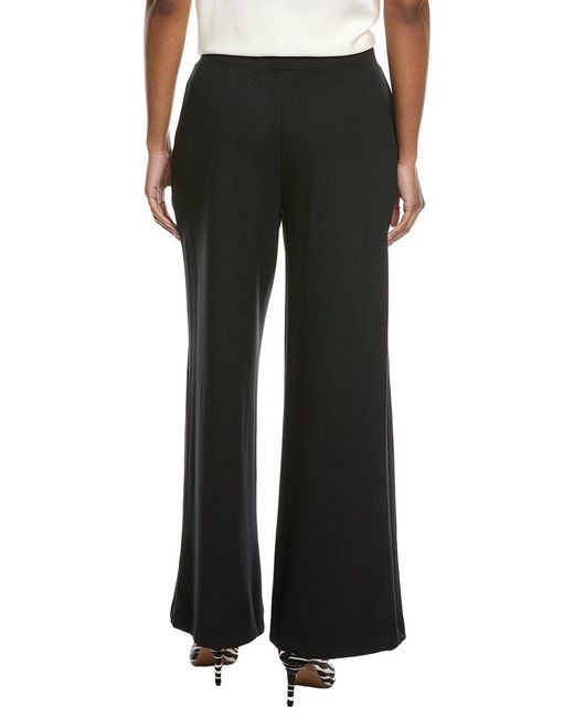 L'Agence Black Darcelle High-Rise Pull-On Wide Leg Pant