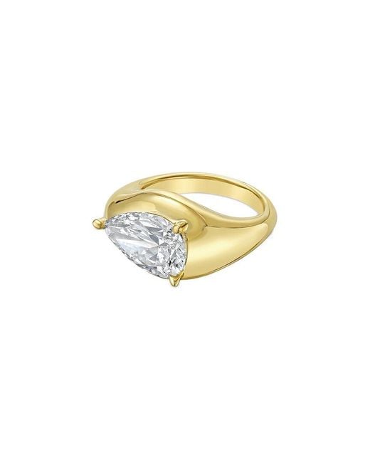 Diana M White Diana M. 14K.00 Ct. Tw. Lab-Grown Diamond Solitaire Ring