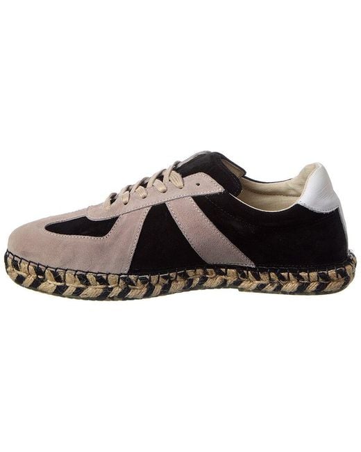 Karl Lagerfeld Brown Leather Espadrille for men