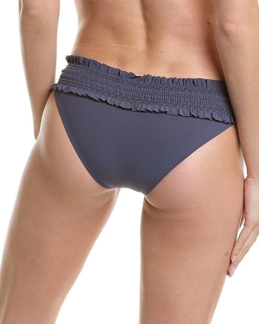 Tory Burch Blue Costa Hipster Bikini Bottom