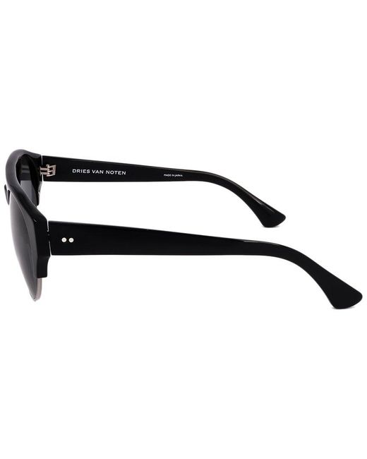 Linda Farrow Black Dvn152 54mm Sunglasses