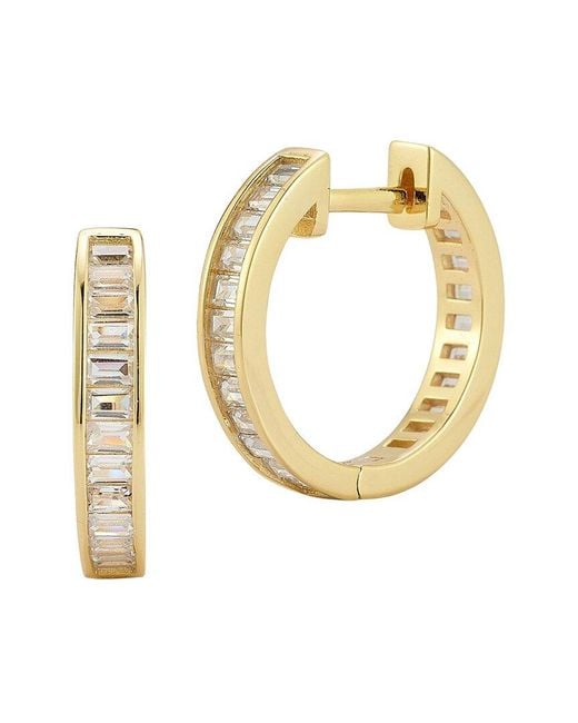 Glaze Jewelry Metallic 14K Plated Cz Earrings