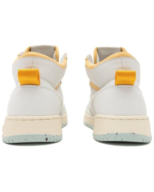ONCEPT White Philly Leather & Suede Sneaker